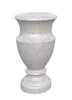 Светло-серый гранит ваза V11
